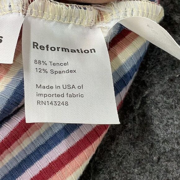 Reformation Bri Striped Spaghetti Strap Dress - Picture 7 of 15